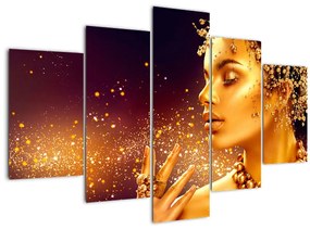 Tablou - Regina de aur (150x105 cm)
