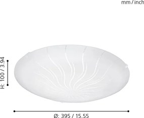 Eglo 96091 - LED Plafoniera MARGITTA 1 LED/16W/230V