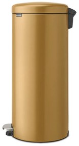Coș de gunoi auriu cu pedală din oțel 30 l NewIcon – Brabantia