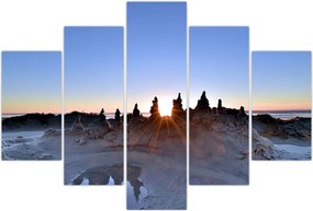 Tablou cu scenerie de nisip (150x105 cm)