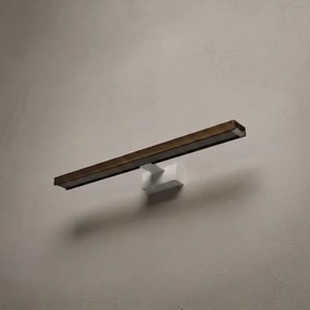 Brilagi-LED Iluminare pentru oglindă de baie WOODY MIRROR 3în1 LED/12W/230V 60 cm IP44 alb/stejar
