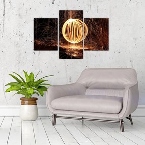 Tablou - Desenat de lumină (90x60 cm)