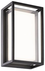 Aplica LED iluminat exterior modern IP65 CHAMONIX gri inchis