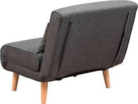 Fotoliu Extensibil,reglabil, Folde, 180 x 80 cm,gri