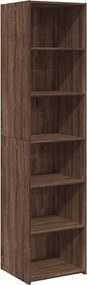 vidaXL Dulap înalt, stejar maro, 45x41x185 cm, lemn prelucrat