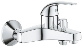 Baterie cada-dus monocomanda Grohe Baucurve crom lucios