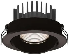 Spot LED incastrabil baie IP65 Cyklop IP65 4000K negru