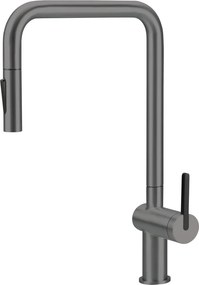 MOMI Baterie Bucătărie cu Pipă Extractibilă – Titan (BKM_D73N)