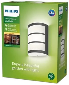 Aplică LED de exterior PYTHON LED/6W/230V 2700K IP44 Philips