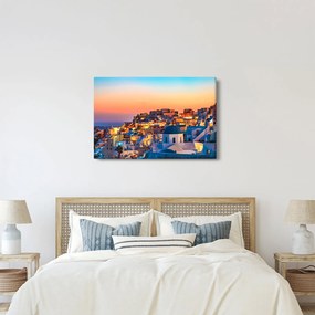 Tablou - Santorini în amurg (90x60 cm)