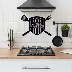 DUBLEZ | Tablou din lemn pentru bucătărie - Grill Master