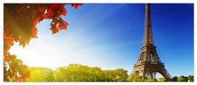 Tablou - toamna la Paris (120x50 cm)