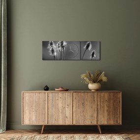 Tablou - Iarbă moale bej N⁰2 (cu ceas) (90x30 cm)