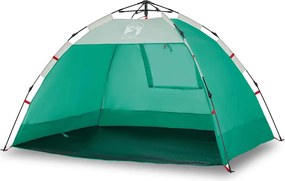 vidaXL Cort camping 2 persoane verde marin impermeabil setare rapidă