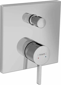 Baterie cada - dus incastrata Hansgrohe Finoris crom monocomanda