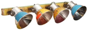 Lampa de perete industriala, multicolor, 90x25 cm E27 1, Multicolour, 4 la rand