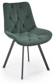 Scaun catifea K519 velvet verde