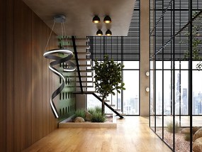 Lustra LED suspendata cu telecomanda Amara