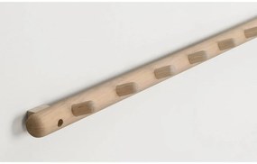 Cuier de perete în culoare naturală din lemn masiv de stejar Milford - Rowico