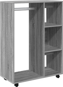 vidaXL Șifonier, gri sonoma, 80x40x110 cm, lemn prelucrat