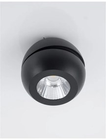 Spot LED aplicat perete sau tavan, directionabil Gon negru NVL-9105101