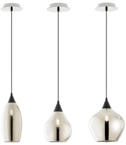 Lustră pe cablu TANNER 1xE14/28W/230V d. 15 cm Redo 01-3190