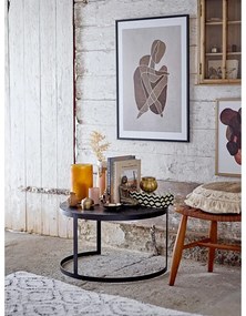 Covor alb-gri din bumbac 90x150 cm Katie – Bloomingville