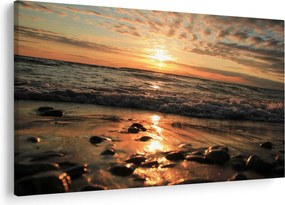 Tablou - Apus de soare, ocean (90x60 cm)