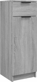 vidaXL Dulap de baie, sonoma gri, 32x34x90 cm, lemn prelucrat
