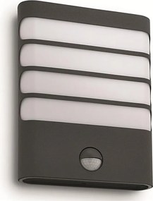 Philips RACCOON 17274/93/16-LED Aplica de exterior cu senzor LED/3W/230V IP44