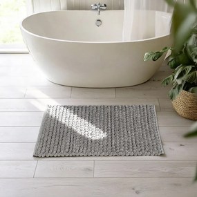 Covoraș de baie gri din material textil 50x80 cm Solivo – Wenko