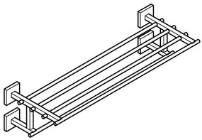 GROHE 41099DC0 - Suport 210 x 600 inox