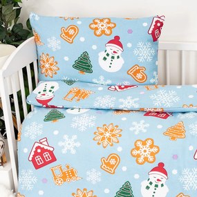 Lenjerie de pat din flanel pentru copii 4Home Sweet Winter, 100 x 135 cm, 40 x 60 cm, 100 x 135 cm, 40 x 60 cm