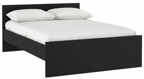 Pat matrimonial negru 160x200 cm Naia – Tvilum