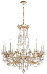 Candelabru 10 brate, design LUX, cristal Heritage Florabella