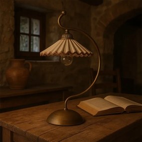 Lampă de masă ONLI ROSINA 1xE14/6W/230V bronz