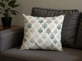 Fata de perna din microfibra TREES & STARS 45x45 cm, verde