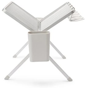 Uscator de vase pliabil Brabantia SinkSide 1004152, Suport pentru ustensile, Rezistent la coroziune, Gri deschis