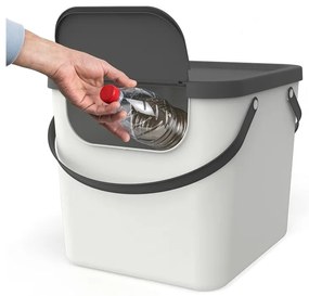 Coș de gunoi pentru deșeuri sortate din plastic reciclat 40 L Albula - Rotho
