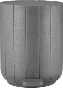 Coș de gunoi gri cu pedală din polirășină 3 l Kua – Blomus