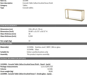 Consola design LUX Callum 113349 HZ