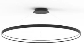 Lustra LED suspendata design modern circular CIRCLE 110, negru LA0722/1 - BK ZL