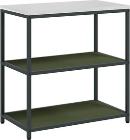 vidaXL Depozitare pentru bucătărie Verde măsliniu 60 x 50 x 92 cm Oțel