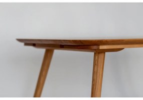 Masă dining din lemn de frasin Ragaba Contrast, 180 x 90 cm