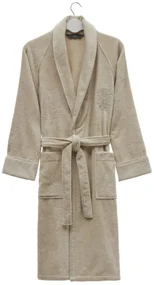 Halat unisex din modal DELUXE XXL Bej deschis / Light beige