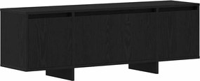 vidaXL Cabinet TV Stejar Negru 120 x 30 x 40,5 cm Lemn compozit
