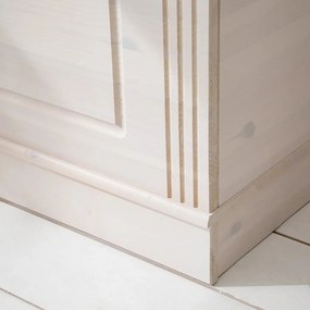 Cufăr alb din lemn de pin 80x45 cm Anita – Støraa