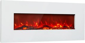 Klarstein Lausanne Long, Șemineu electric, 1600W, 2 setări de temperatură, 128 cm