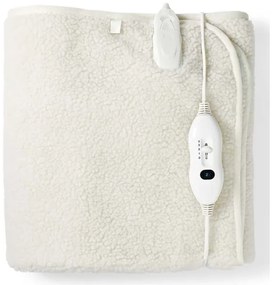 Pătură electrică 60W/230V 150x80 cm lână Nedis PEBL120CWT1