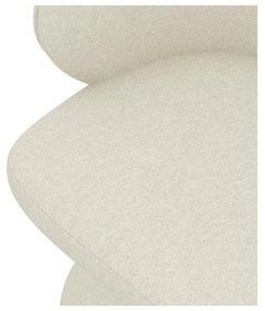 Scaun de sufragerie crem tapițat Uala – Makamii